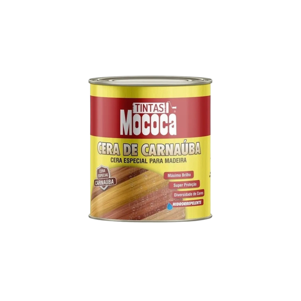 Cera de Carnaúba para Madeira Incolor Mococa 0,9L