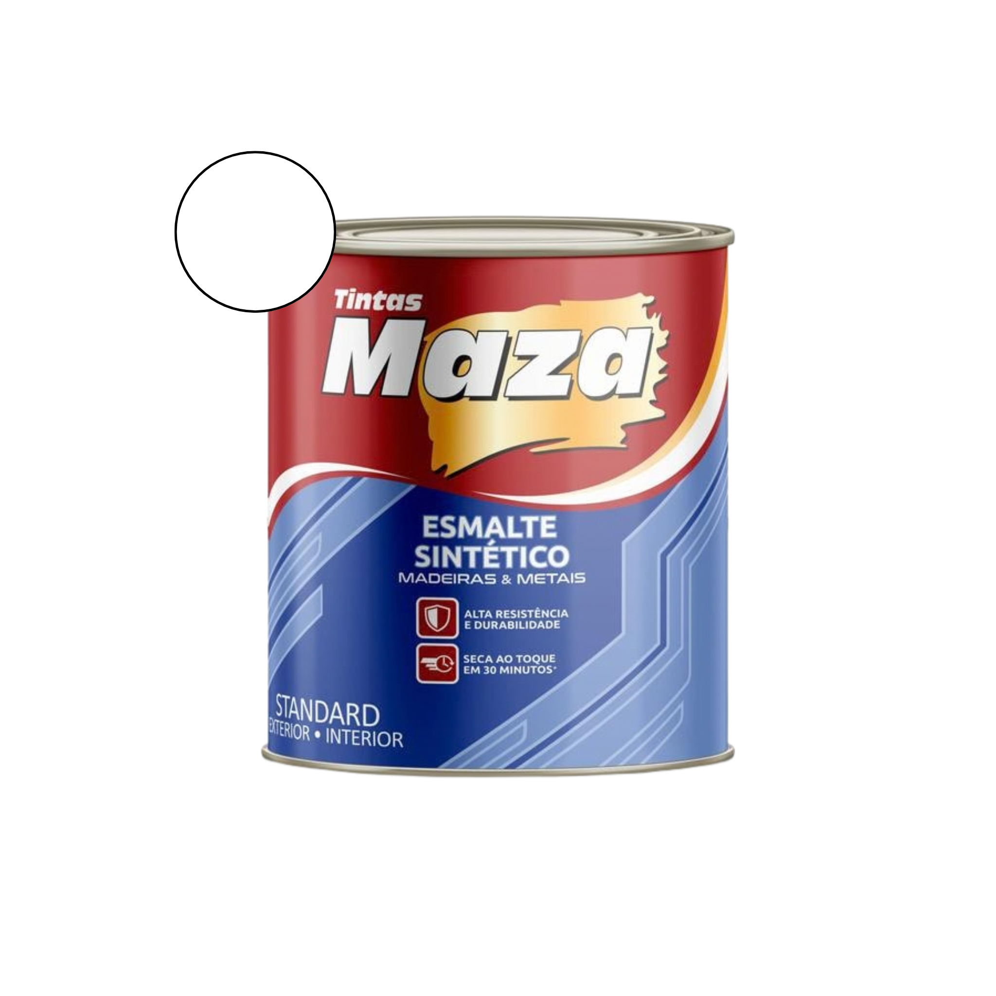 Esmalte B.Solvente Branco Maza 0,9L