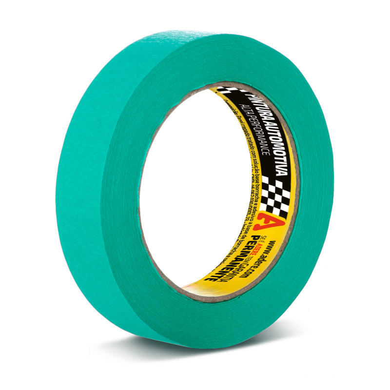 Fita Crepe Automotiva Verde 525 Adere 24mm x 50m