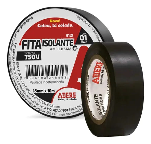 Fita Isolante 912 Adere 18mm x 20m