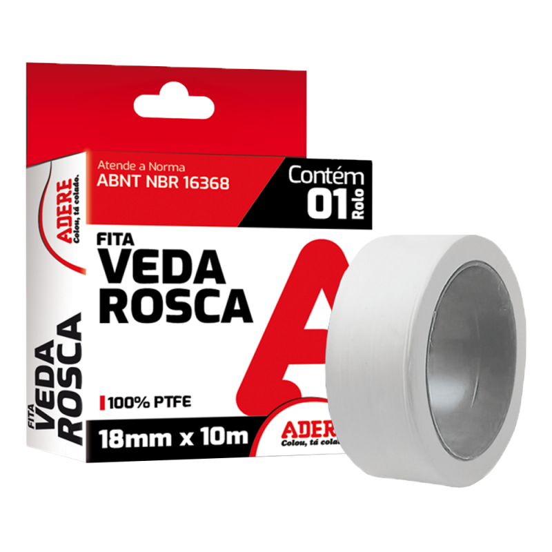 Fita Veda Rosca Adere 18mm x 10m