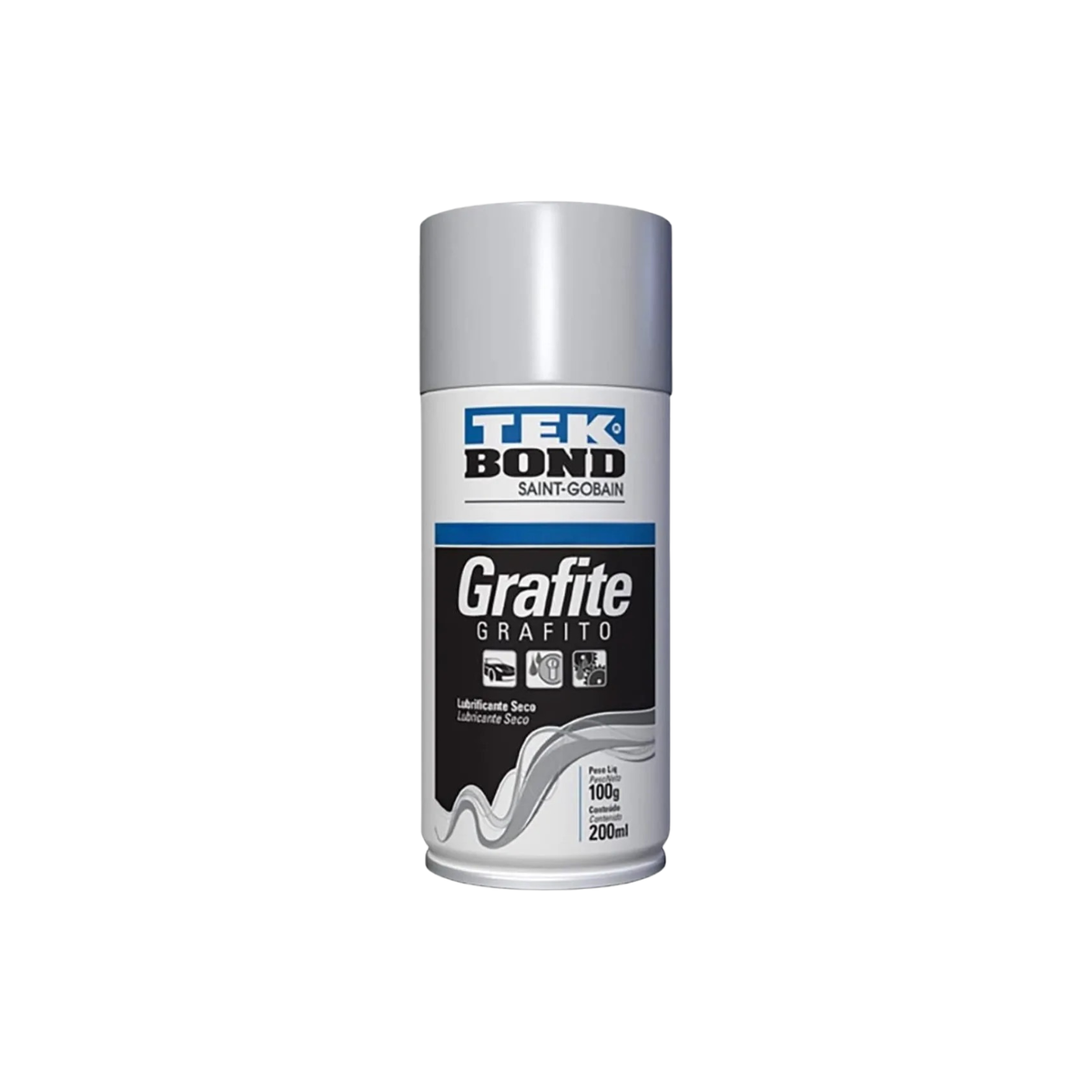Spray Lubrificante de Grafite Seco Tekbond 200ML