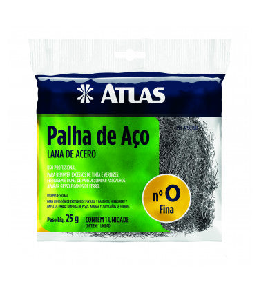 Palha de Aço Fina 25g AT90 Atlas
