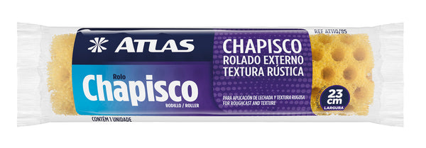 Rolo de Textura Chapisco e Rústica 23cm AT110/85 Atlas