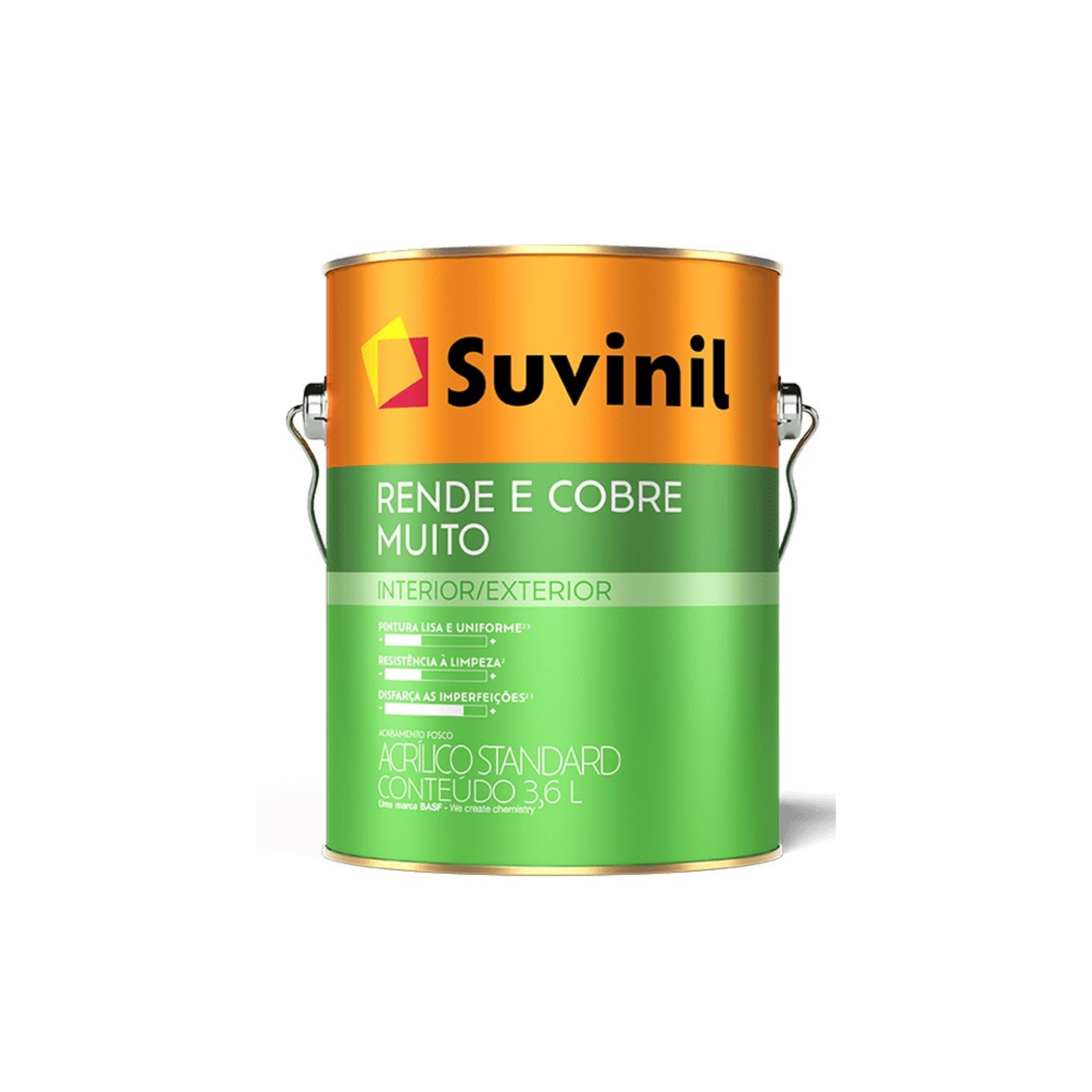 Tinta Acrílica Rende & Cobre Muito Fosco Suvinil