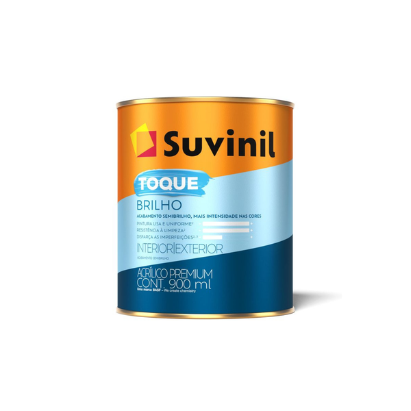 Tinta Acrílica Toque Brilho Branco Neve Semibrilho Suvinil
