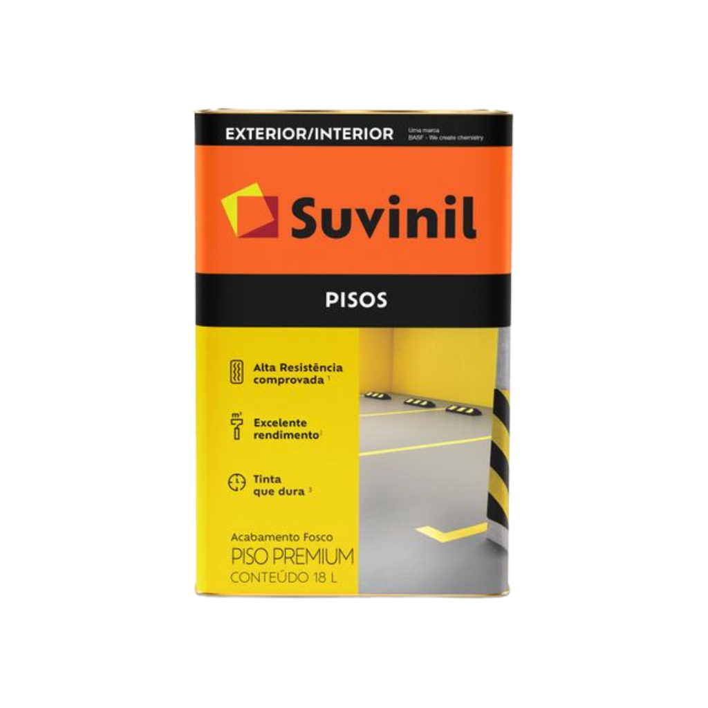 Tinta Acrílica Piso Fosco Suvinil 18L