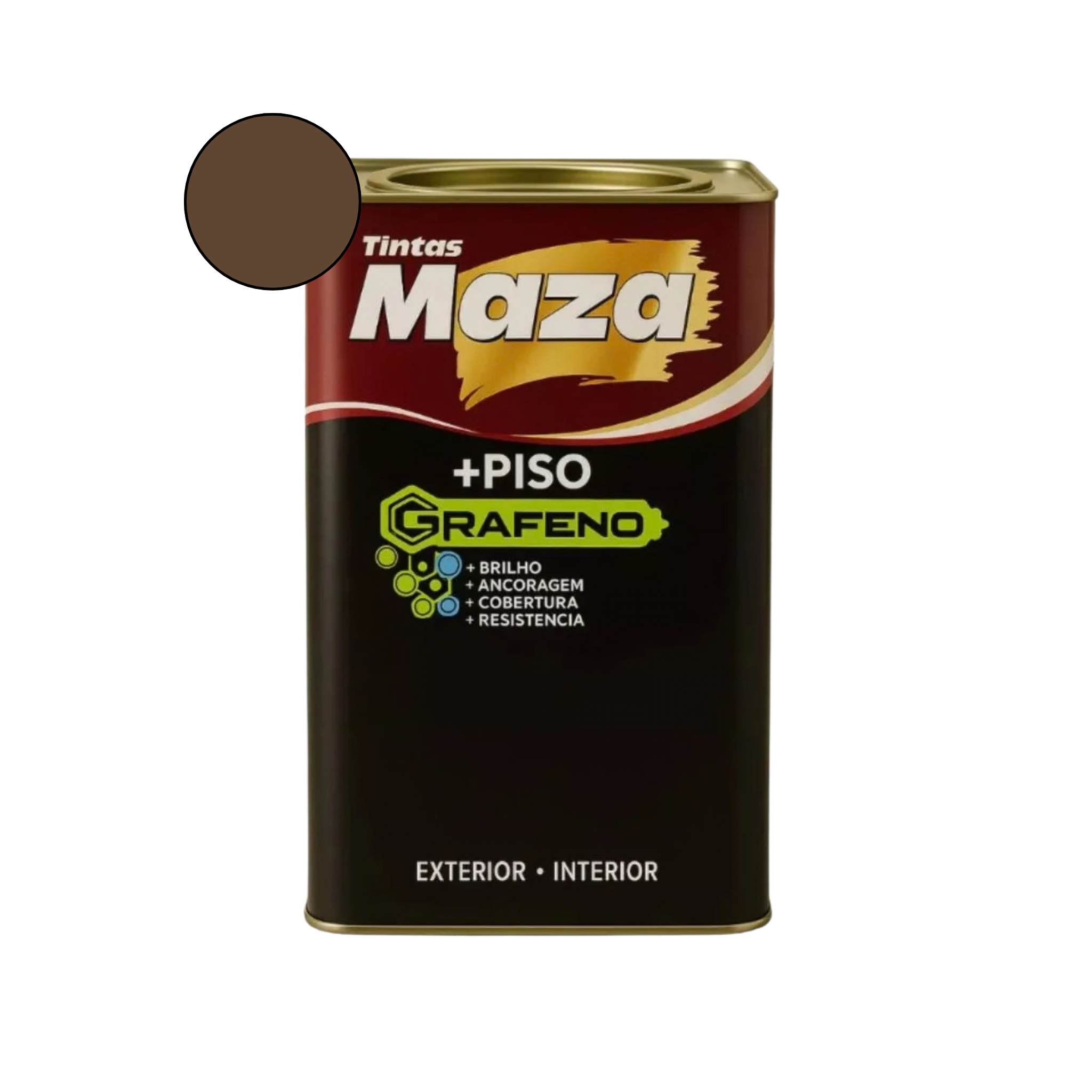 Piso Fosco Marrom Maza 18L