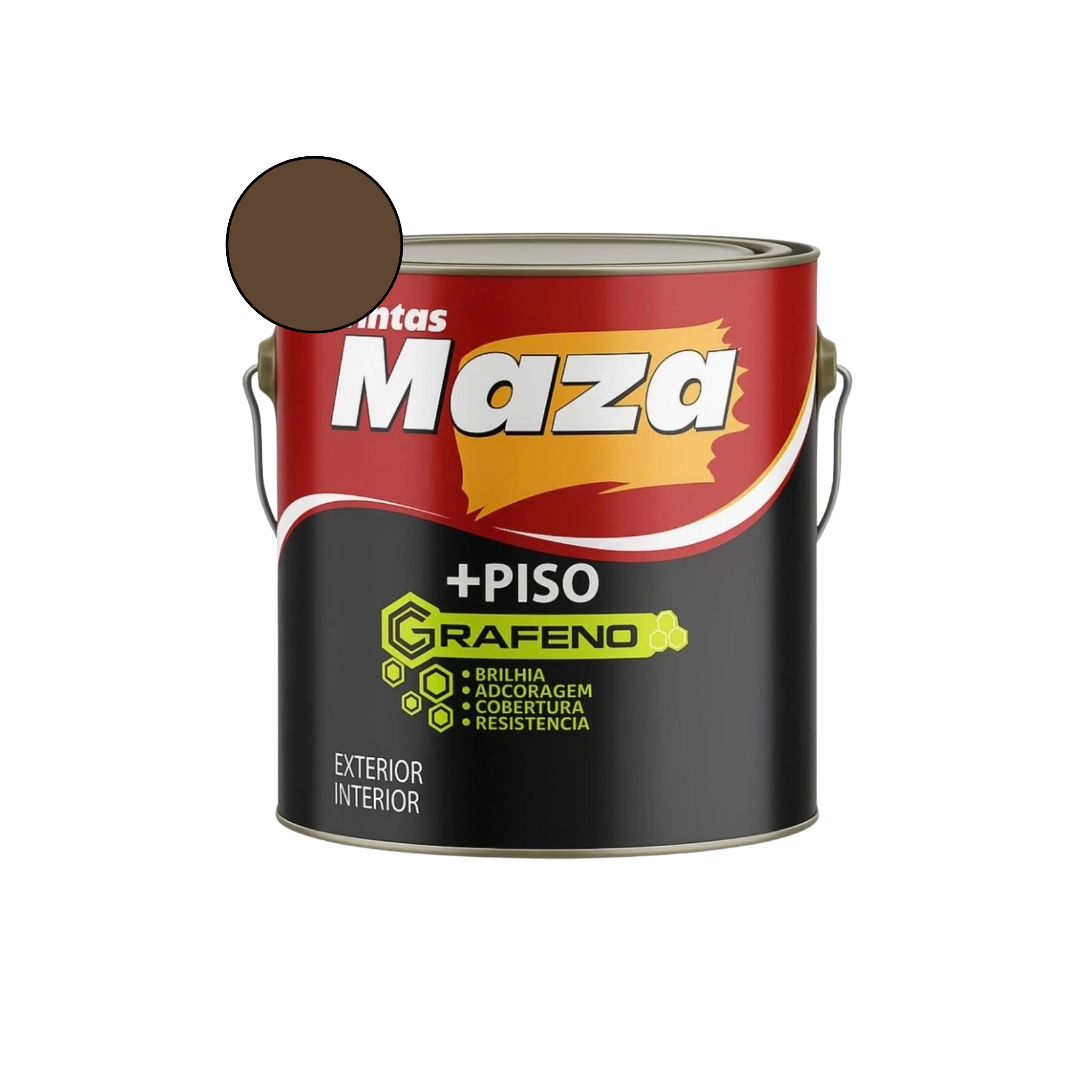 Piso Fosco Marrom Maza 3,6L