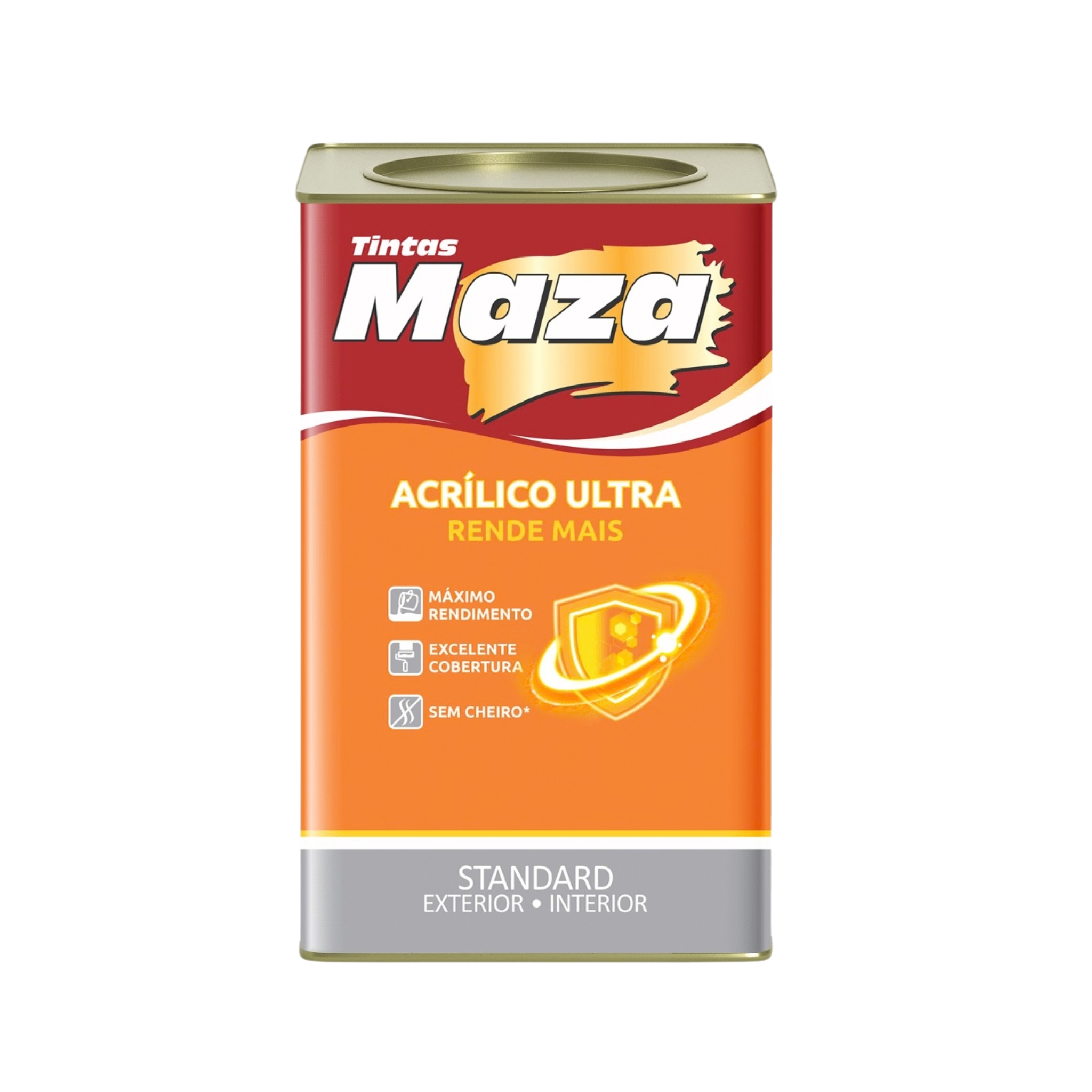 Tinta Acrílica Ultra Rende Mais Fosco Maza