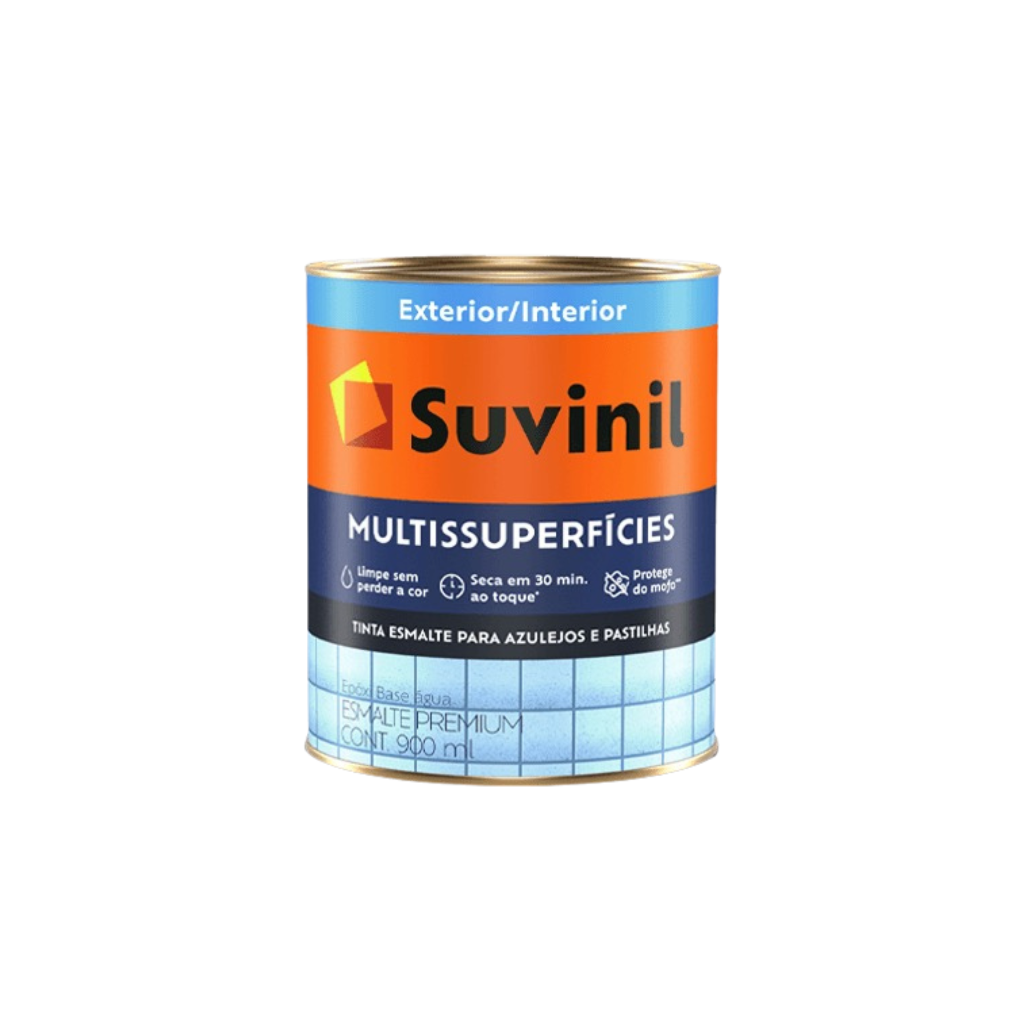 Tinta Epóxi B.Água Multissuperfícies Branco Acetinado Suvinil