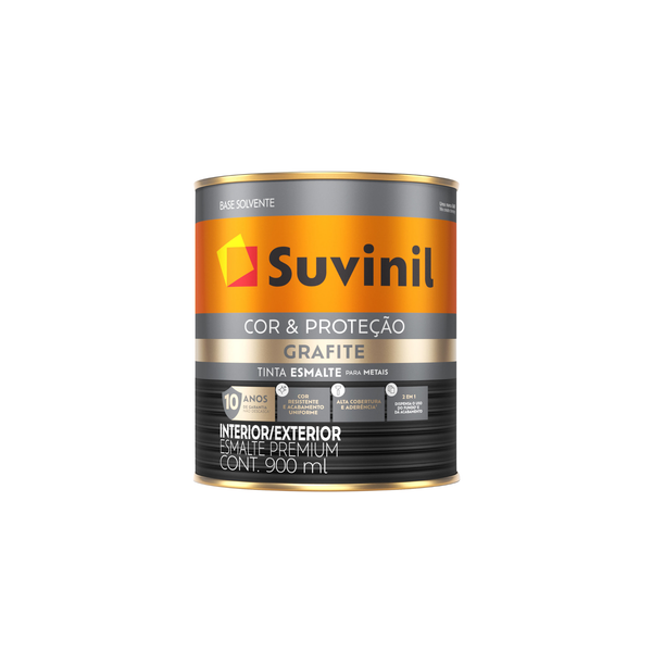 Esmalte Sintético Cor & Proteção Grafite Suvinil 0,9L