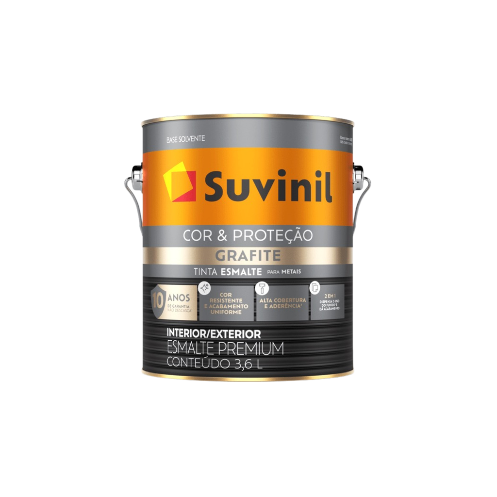 Esmalte Sintético Cor & Proteção Grafite Suvinil 3,6L