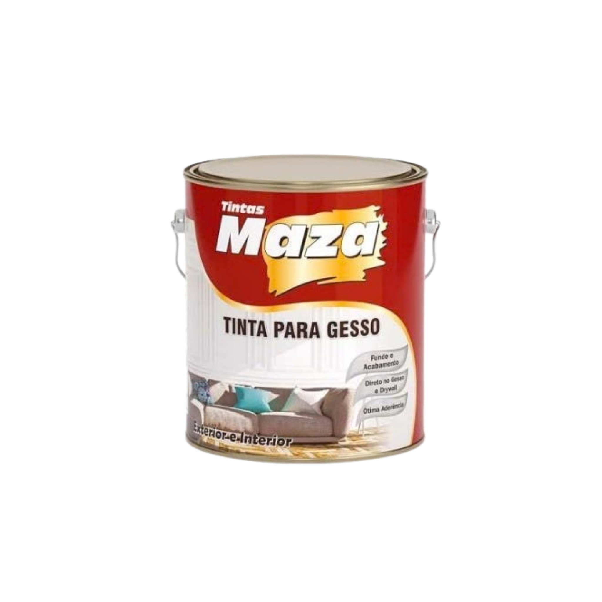 Tinta para Gesso Dupla Ação Branco Maza 3,6L