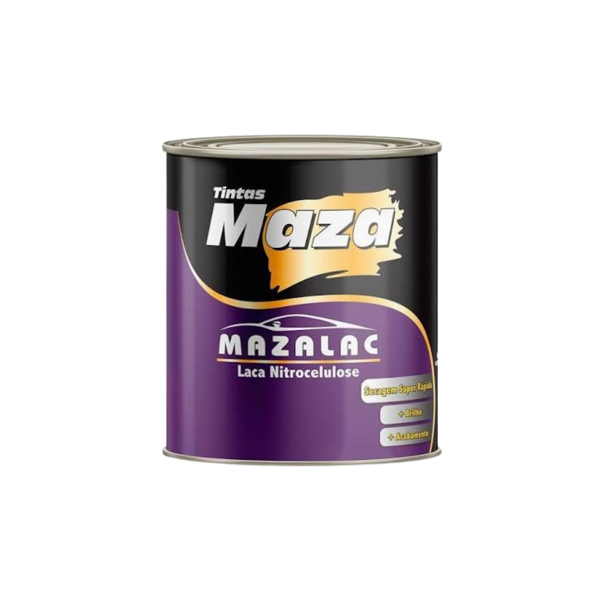 Tinta Laca Nitrocelulose Mazalac Branco Puro Maza 0,9L