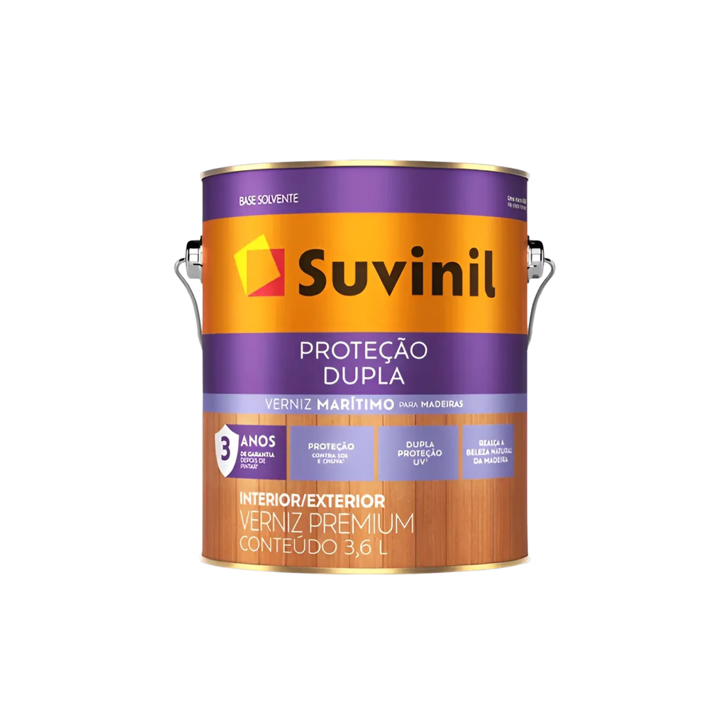 Verniz Marítimo Proteção Dupla Natural Suvinil 3,6L