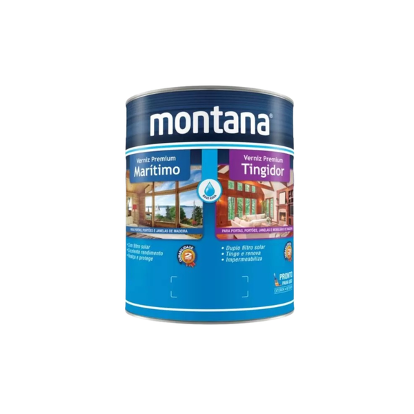 Verniz Premium Marítimo Base Água Montana