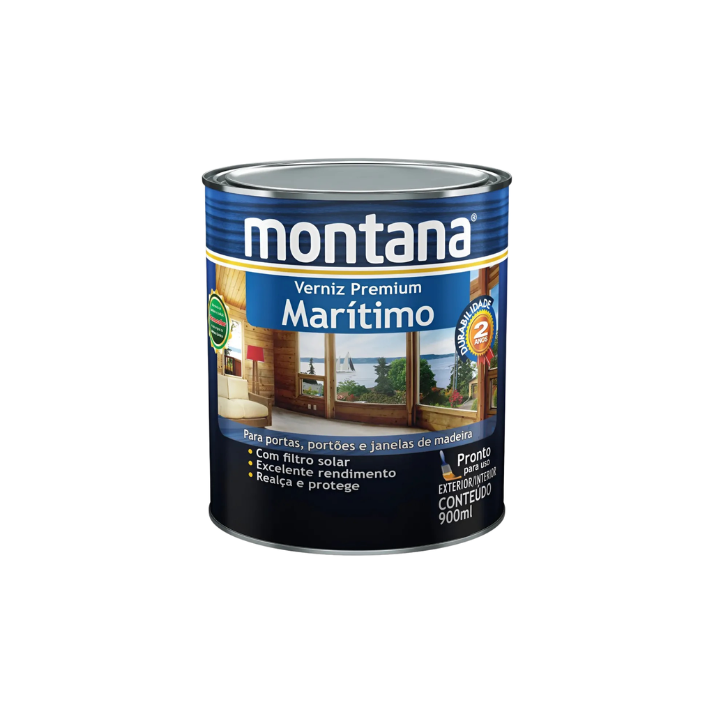 Verniz Premium Marítimo Base Solvente Montana