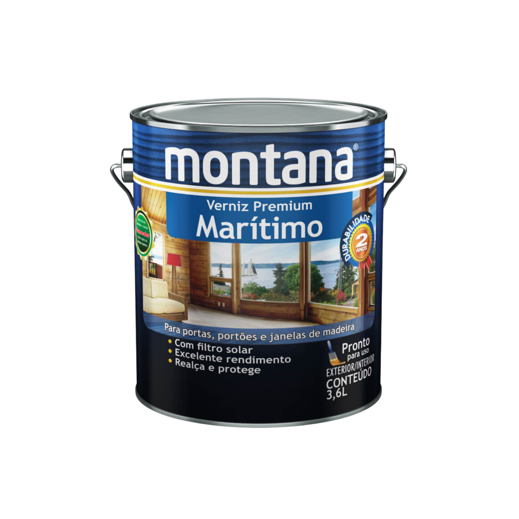 Verniz Premium Marítimo Base Solvente Montana